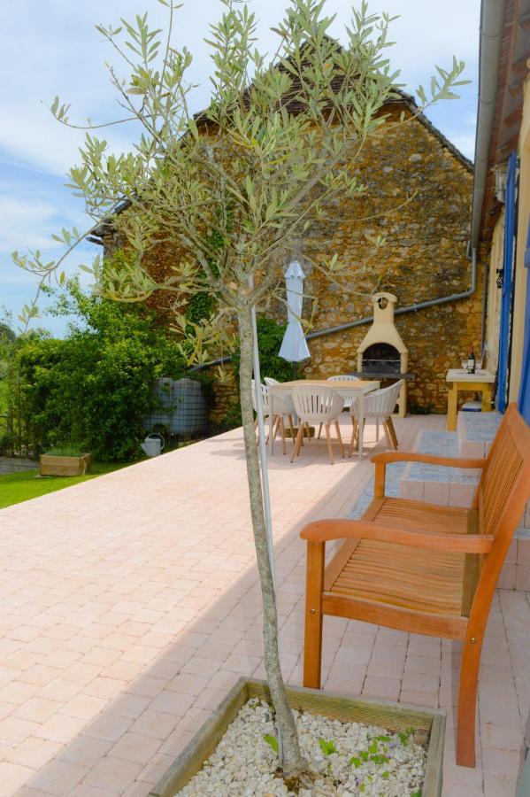 Aux Volets Bleus Chez Mark & Sylvie Rouffignac Saint-Cernin Luaran gambar